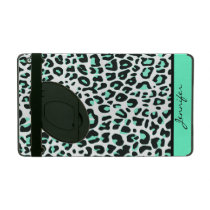 Coque ipad chic de léopard de neige de menthe de c icoque powis