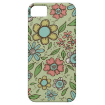 coque iphone, cru, fleur coques Case-Mate iPhone 5