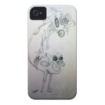Coque iphone de Catdog Coques iPhone 4 Case-Mate