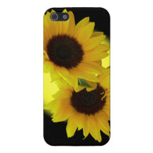 Coque iphone de tournesol de cas de l'iPhone 5 de  Étuis iPhone 5