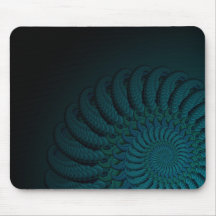 Coquillage de fractale tapis de souris