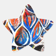 coquille du feu autocollant