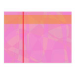 Coral Pink Marble Minimalism cartes postales