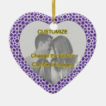 Corazón foto personalizable  Alhambra 00017 Ornamentos De Reyes Magos