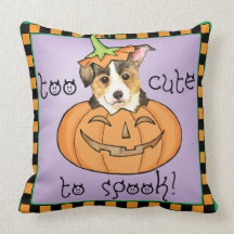 Corgi Halloween de Gallois de Pembroke Coussin