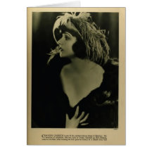 Corinne Griffith 1923 cartes vintages de portrait
