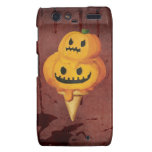 Cornet de crème glacée de citrouille de Halloween Étui Droid RAZR