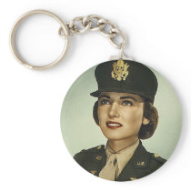 Corps d'infirmière vintages Keychain