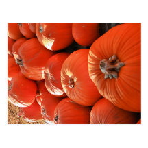 Correction de citrouille carte postale