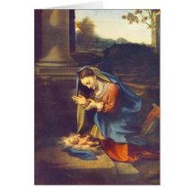Correggio - de Bewondering van het Kind Kaart