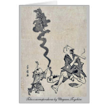 Correspondance de Toba e par Utagawa, Toyohiro Cartes De Vœux