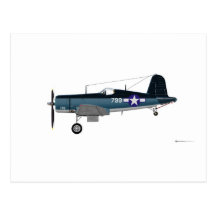Corsaire 799 de Vought F-4U Cartes Postales