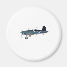 Corsaire 799 de Vought F-4U Magnets Pour Réfrigérateur