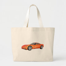 Corvette 2008 : Voiture de sport : Finition orange Sacs