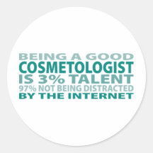 Cosmetologist 3% Talent Sticker