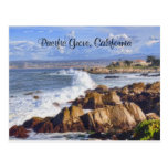 Côte de la Californie en carte postale Pacifique d