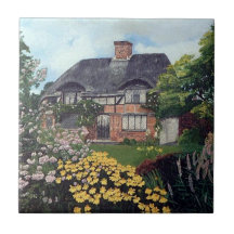 Cottage de jardin carreau