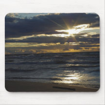 Coucher du soleil 2 Mousepad du lac Supérieur Tapis De Souris
