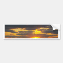 coucher du soleil autocollant pour voiture