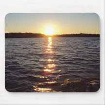 Coucher du soleil canadien Mousepad Tapis De Souris