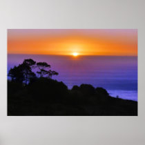 Coucher du soleil Cape Town Afrique du Sud Posters