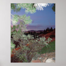 Coucher du soleil de Boise Poster