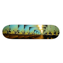 Coucher du soleil de CA de plage de Venise Skateboards Personnalisés