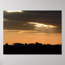 Coucher du soleil de l'Alabama Poster