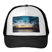 Coucher du soleil de New Jersey d'Atlantic City Casquettes De Camionneur