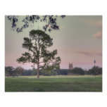 Coucher du soleil de parc d'Audubon Impression Photo