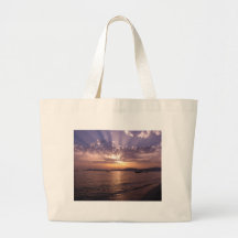 Coucher du soleil de plage de Balda Sac De Toile