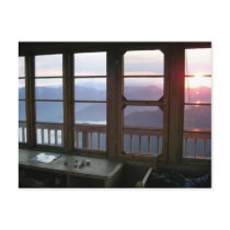 Coucher du soleil de Ridge d'Indien Cartes Postales