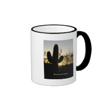 Coucher du soleil de tasse/Saguaro