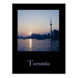 Coucher du soleil de Toronto Harborfront Carte Postale