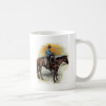 Coucher du soleil du cowboy n mug à café