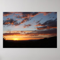 coucher du soleil du Nouveau Mexique posters