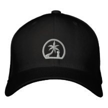 Coucher du soleil en pierre de Latte - chapeau Casquette Brodée