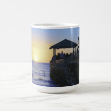 Coucher du soleil hawaïen au mur, Waikiki : TASSE