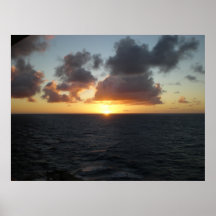 Coucher du soleil poster