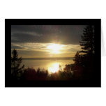 Coucher du soleil sur le passage de Hales Carte De Vœux