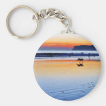 Couchers du soleil de Point Loma de plages Porte-clef