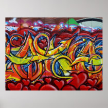 couleur de graffiti poster
