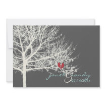 Couleur de la neige Birds|Winter Invitations/DIY d