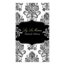Couleur victorienne de PixDezines Damask/DIY Carte De Visite