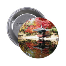 Couleurs d'automne de Séoul Badges Avec Agrafe