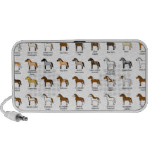 Couleurs de cheval haut-parleurs ordinateur portable