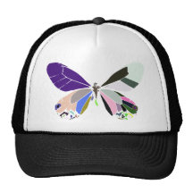 couleurs de papillon casquettes de camionneur