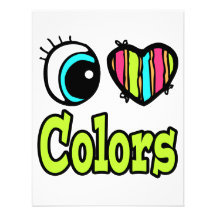 Couleurs lumineuses d'amour du coeur I d'oeil Faire-part Personnalisé