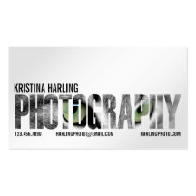 Coupe-circuit de photographie - blanc cartes de visite professionnelles