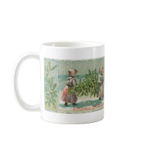 Coupe vintage d'arbre de Noël